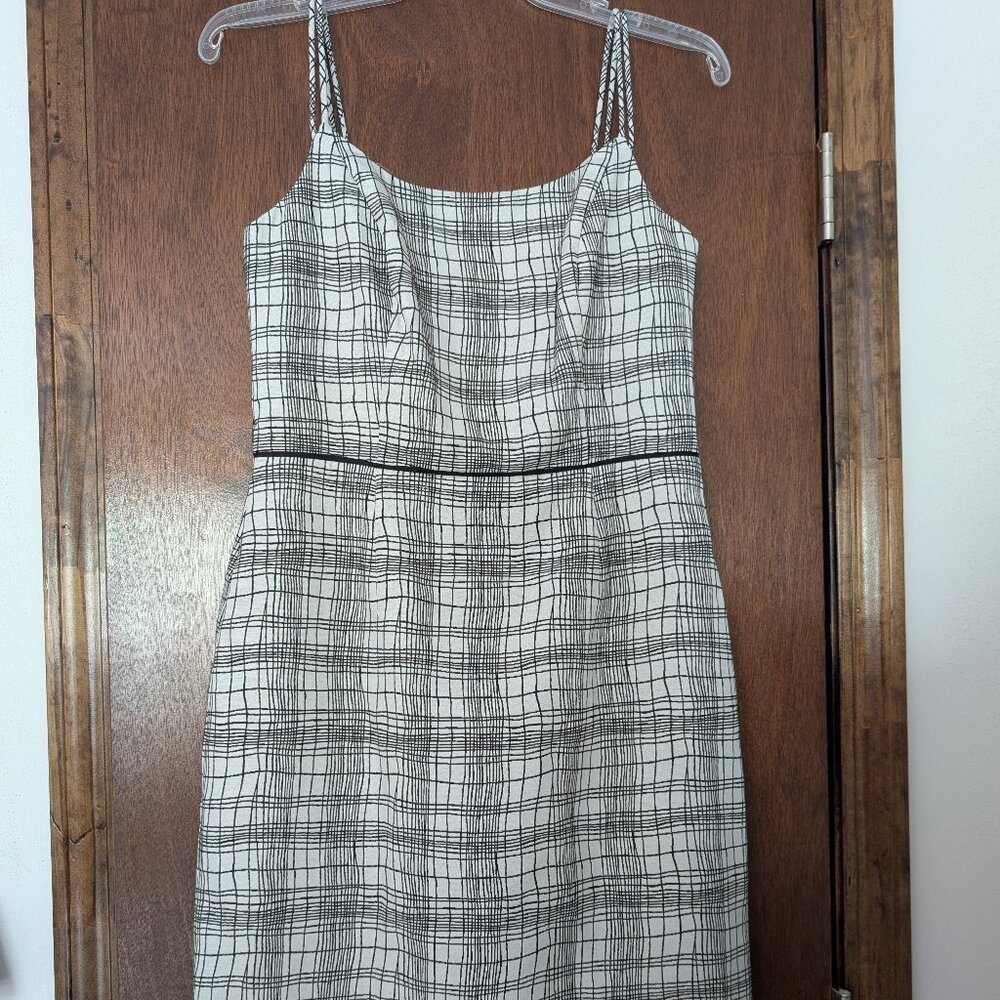 Thin Black Striped Banana Republic Dress